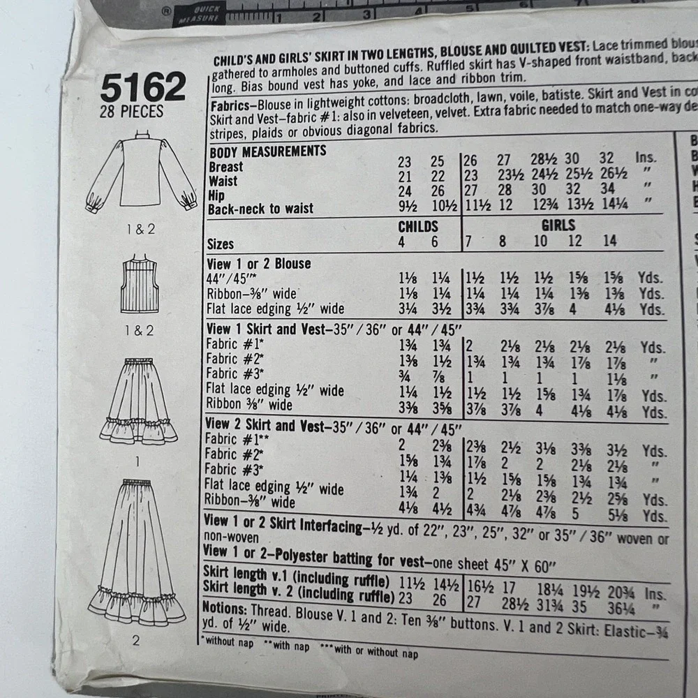 80s Gunne Sax Jessica McClintock Girls Sewing Pattern Simplicity 5162 26